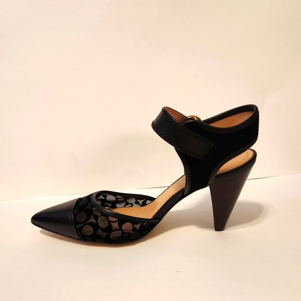 Coach Wren Pump Signature Mesh (Black)